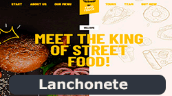 site lanchonete